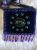 Royal Blue small purse w/ 10 pts. around center